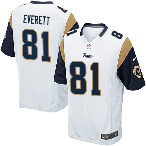 Nike Rams #81 Gerald Everett White Youth Stitched NFL Elite Jersey